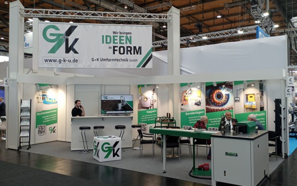 Messestand für G+K Umformtechnik GmbH